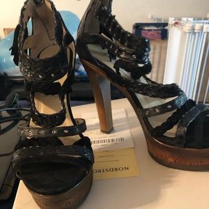 Jimmy Choo beautiful platform heels.   Box include
